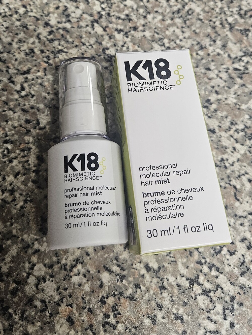 NWT K18 Professional Molecular Repair Hair Mist